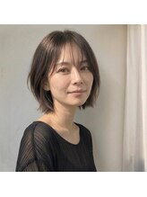 リミ(LIMI)&nbsp;くびれ/レイヤーショートボブ/韓国風/30代40代50代/顔周りカット