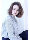 大人色っぽ美髪ワンレンボブ