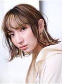 【porto神戸】20代30代40代/おすすめ★インナーカラーボブ★