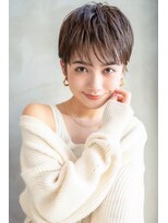 オースティン 流山おおたかの森(AUSTIN)&nbsp;大人かわいい前髪セシルカットココアブラウンフリンジウェーブ