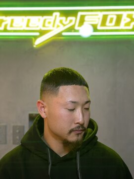 グリーディーフォックス 代々木(Greedy FOX) かき上げヘア/サイドパート/韓国マッシュ/フェードカット/代々木