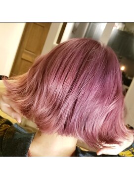 アットティー 金沢文庫(at tee...) ☆ぱつふわボブ+ピンク☆