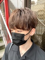 アイズ 海老名(AIZU) マッシュショートツイストパーマツイストスパイラルパーマメンズ