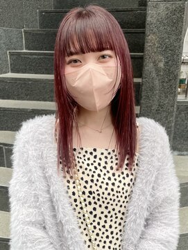 ラミエバイメルト 下北沢(lamie by melt) 毛利/春 暖色カラーブリーチなし ピンクラベンダーベージュ 20代