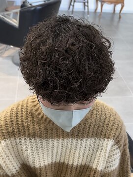 エース 栄矢場町店(Ace) プードルパーマポップコーンパーマメンズマッシュヘア