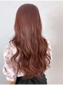 くすみベージュピンクヘアーピンクグレープフルーツ_ba416212