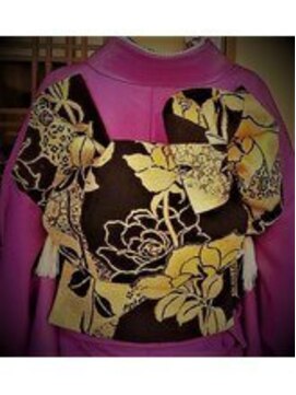 アクアマリン8810 ハチハチイチゼロ(AQUA MARINE 8810) 振袖帯☆ふくら雀【北習志野/北習志野駅/着付け/北習志野店】