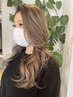 【圧倒的透明感】カット+外国人風ダブルカラー+３step treatment￥19210