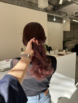 ツキヘア(TUKI hair) ピンクブラウン/高松/似合わせ/香川/レイヤー
