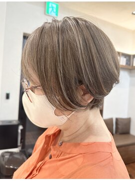 ネックス 表参道本店(nex) nex表参道明るい白髪染めナチュラルベージュ30代40代50代60代