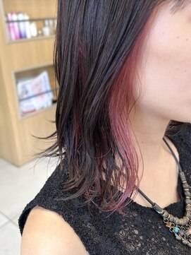アーサス ヘアー デザイン 鎌ヶ谷駅前店(Ursus hair Design by HEADLIGHT) インナーカラー☆ベリーピンク