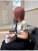 【ピンク×ボブ】ふじゆー