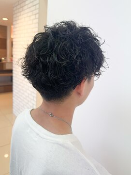 アッシュ 十日市場店(Ash) ツイストスパイラルパーマ マッシュ