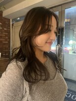 キャロルガーデンズ ボコカ 表参道(Carroll Gardens bococa)&nbsp;ブリーチなしカラー、マロンブラウン、レイヤーカット