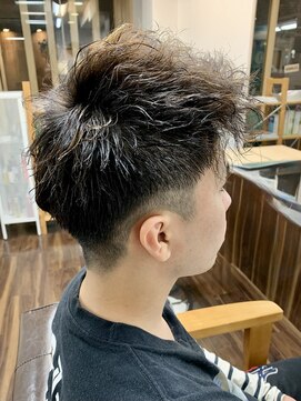 グリーンフィールコパン(green feel copains) フェードスパイラルパーマ