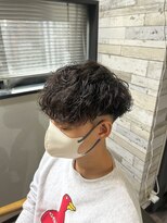 ハルクファースト 札幌(HRK 1st.) メンズ/眉毛/ニュアンスパーマ/ブリーチ/パーマ/メンズカット