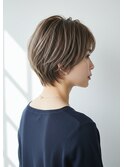30代40代ハイトーンショート大人ショートハイライトブリーチ