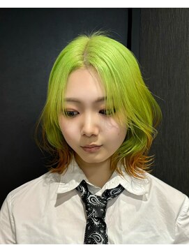 ヌル 原宿店(Null) エンドカラー/デザインカラー/ブリーチカラー/原宿/表参道