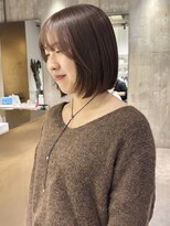 ヨーク(yoke)&nbsp;【yoke×mina】マロンベージュ/ボブ/透明感カラー