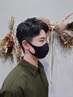【メンズカット、ヘッドスパ、眉カット】