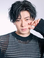 リップスヘアー 渋谷 annex(LIPPS hair)&nbsp;緩めシャドウパーマアシメセンターパート