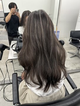 クレア 上大岡(CREA) ハイライトバレイヤージュダブルカラーケアブリーチ30代40代50代