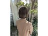 【平日限定、10時~15時】カット+カラー(Trサービス) ¥11000