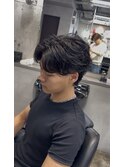 毛流れフェザーパーマ!