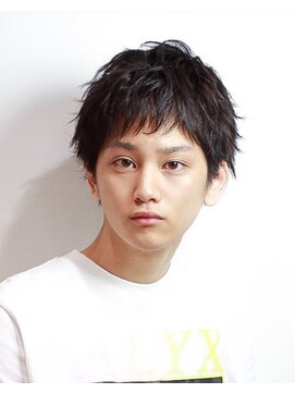 ゼンコー アオヤマ(ZENKO Aoyama) 須賀健太風♪ 黒髪×ショートレイヤー×ツイスパ【表参道/青山】