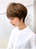 絶壁解消/ショートヘア/ショートボブ/前髪/顔まわり/小顔効果