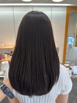 ユニ バイ マグ 長野店(Uni.by Mag)&nbsp;大人可愛いブリーチなし透明感カラーグレージュ