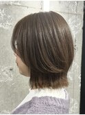ROUIS 津田沼 ココアグレージュ/ミディアムレイヤーカット