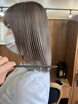 デイアンドナイト 天神大名本店(Day&Night) 【ミルクティーベージュ/ハイライト】髪質改善/カラー/今泉/大名