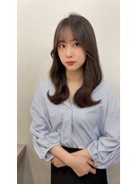 イオエ 元町(ioe)&nbsp;小顔カット/前髪カット/前髪/髪質改善カラー/オリーブグレー