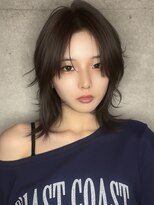 リークフー(Ree cu fuu)&nbsp;小顔秋冬レイヤーカット大人可愛いナチュラルブラウン