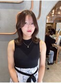 暗めカラー/韓国巻き/レイヤーカット/髪質改善/縮毛矯正/錦糸町