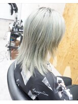 ヘアテリア リュウ 大塚(hair teria ryu) フルブリーチ/グレージュ/ミディアムウルフ