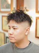 バーバーショップ ダリー(BARBERSHOP DALIE)&nbsp;メンズショートスタイルツイストスパイラルパーマメンズパーマ