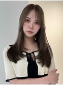 ブリーチなし/オリーブグレージュ