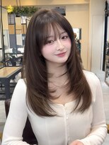 コート 表参道(Cote) 美髪レイヤーカット/くびれ巻き髪/ベージュカラー/縮毛矯正