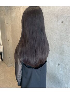 ロッカ(ROCCA) 艶ストレート×ブルーブラック