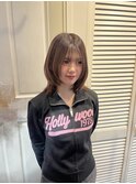 ハッシュカットとチョコブラウンが人気