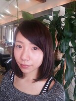 サロン ド リール(Salon de RIRE) シフォンボブスタイル