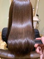 エマヘアーアトリエ 大在店(Emma hair Atelier) 髪質改善縮毛矯正+オージュアトリートメントで今までにない艶☆