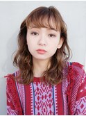 レイヤースタイル_アッシュブラウンネオウルフ外ハネボブ_37019