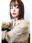 大人カジュアル×ストレートボブ