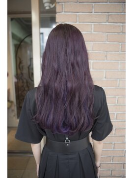 サロンドミルク 原宿(salon de MiLK) アクセントカラーバイオレット