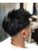 ロースキンフェード　サイドグラデーションショート　/刈り上げ