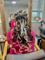 ベルトオブヴィーナス(Belt of venus)&nbsp;リボンハーフアップ