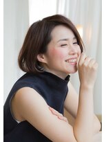 カラークローゼット(COLOR CLOSET)&nbsp;大人可愛いショートボブ/斜めバング/ミニボブ
